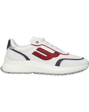 Bally Trainers Demmy Uomo Pelle Bianco/Rosso - White