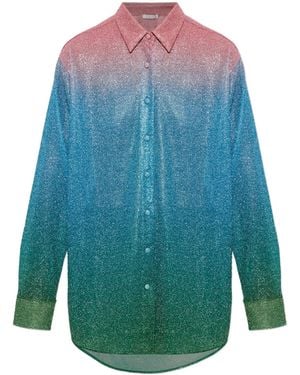 Oséree Camisa Con Efecto Degradado - Azul
