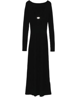 DIESEL Long Wool Dress - Black