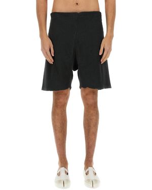 Maison Margiela Gebreide Shorts - Zwart