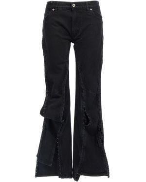 Y. Project Hook And Eye' Jeans - Black