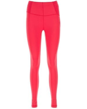 Sweaty Betty Fuchsia Stretch Nylon Leggings - Red