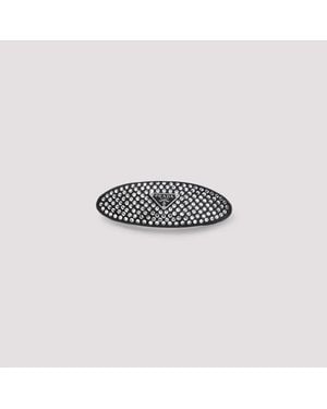Prada Brass Hair Clip - Metallic