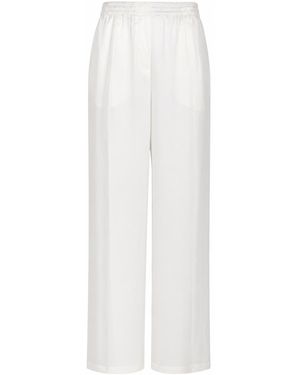 LA ROSE Trousers Silk - White