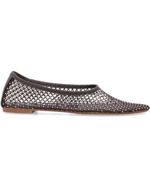 Senso Elegant Mesh Ballet Flats - Brown