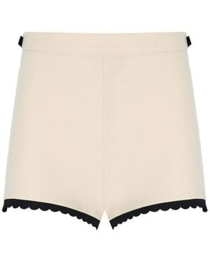 Elisabetta Franchi Butter Shorts - Natural