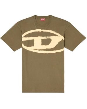 DIESEL T Boxt Bleach T Shirt - Green