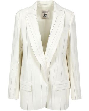Semicouture Jacken Creme+Schwarz - Weiß