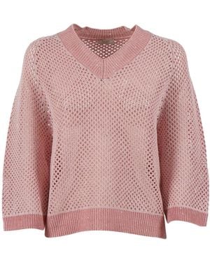 Peserico Knitted Jumper - Pink