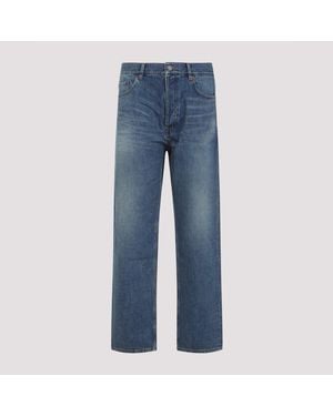 Saint Laurent Mick Lange Jeans - Blauw