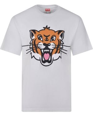 KENZO Camisa de hecha de algodón. - Blanco
