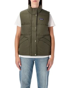 Patagonia Downdrift Recycled Down Vest - Green