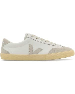 Veja White Leather Volley O.t. Trainers