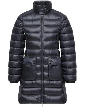 Moncler Genet Lange Jas - Zwart