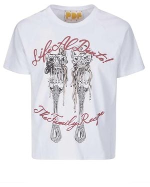 PDF Life Al Dente Graphic T Shirt - White
