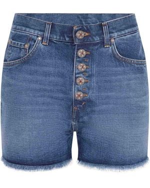 Dondup "Stella" Shorts Made Of - Blue