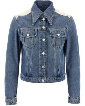 Givenchy Structured Denim Jacket - Blau