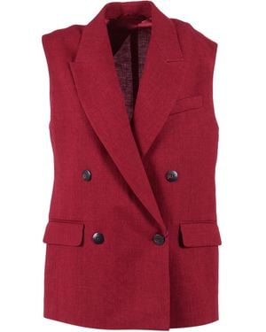 Max Mara Giacca Smanicata Aia - Red