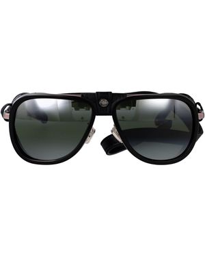 Vuarnet Aviator Sunglasses Vu40004 U Y 01 C - Black
