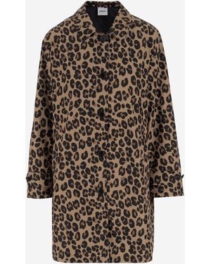 Aspesi Nylonjacke mit Leo -Muster - Mehrfarbig