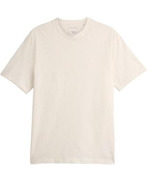 Y-3 3 T-Shirt With Logo - White