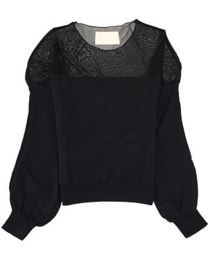 Circus Hotel Top With Carré - Black