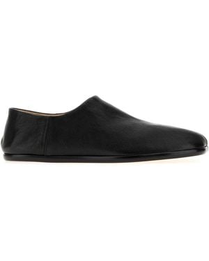 Maison Margiela Leather Tabi Loafers - Black