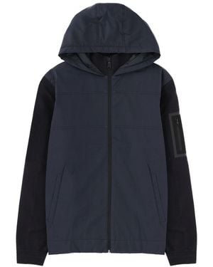 BOSS Hooded Zip Jacket - Blue
