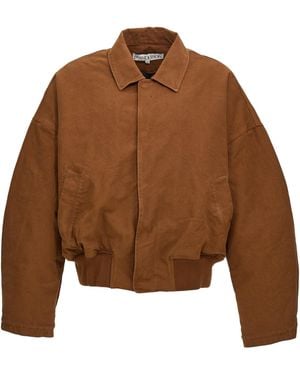 JW Anderson Canvas Blouson Jacket Casual Jackets, Parka - Brown