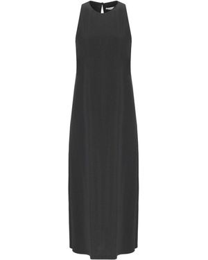Harris Wharf London Sleeveless Long Dress - Black