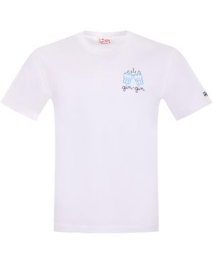 Mc2 Saint Barth Cotton T -Shirt - Weiß