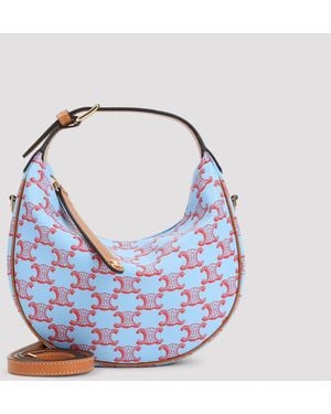 Celine Mini Shoulder Bag With Trendy Design - Blue