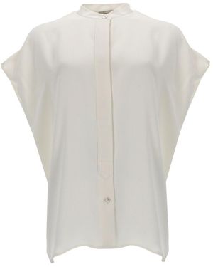 Herno Blusa Con Bottoni - White