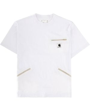 SACAI X CARHARTT WIP T-Shirt - White