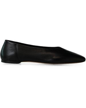 TOTEME Slip Lederballetts - Schwarz