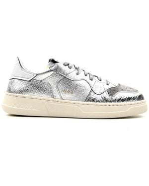 RUN OF Racha de zapatillas de plata - Blanco