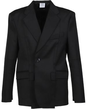 Vetements Cut Up Tailored Jacket - Black