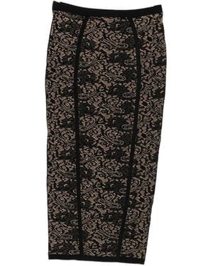 Elisabetta Franchi Knitted Midi Skirt - Black
