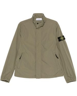 Stone Island Zipped Blouson Jacket - Green