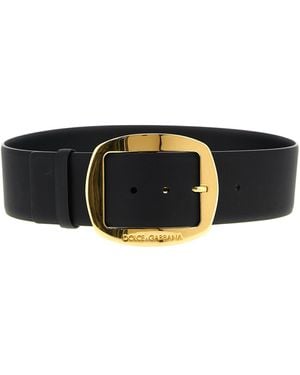 Dolce & Gabbana Maxi Buckle Belt Belts - White