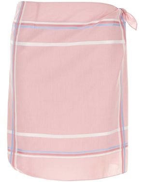 Prada Pink Cotton Skirt