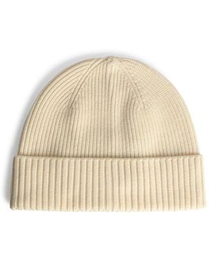 Seven Gauge Wool Beanie - Natural