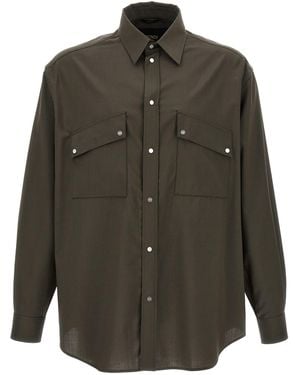 Fendi Wollen Shirt - Groen