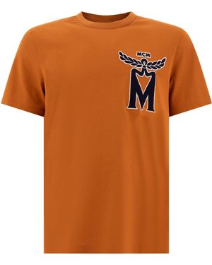 MCM T -Shirt mit Logo - Orange