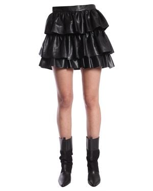 Stella McCartney Anika Faux Leather Skirt - Black