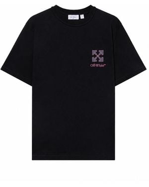 Off-White c/o Virgil Abloh Flecha Pequeña Regular / Camiseta - Negro