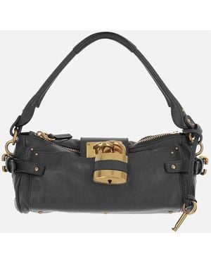 Chloé Paddington Leather Bag - Black
