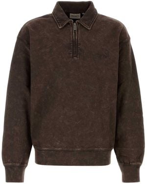 Carhartt Carpenter Polo Sweatshirt - Brown