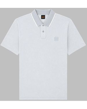 BOSS Polo Con Logo - White