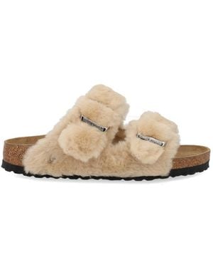 Birkenstock Leather Sandals - Natural